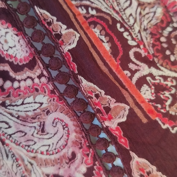 Emma G Paisley Print Women's Top medium - Picture 7 of 9